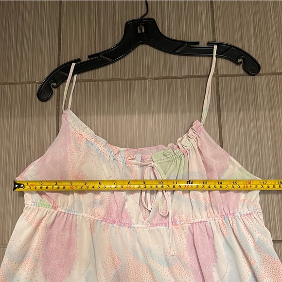 Vintage 70s 1970s night slip gown and matching robe set rare medium peacock - Picture 13 of 13